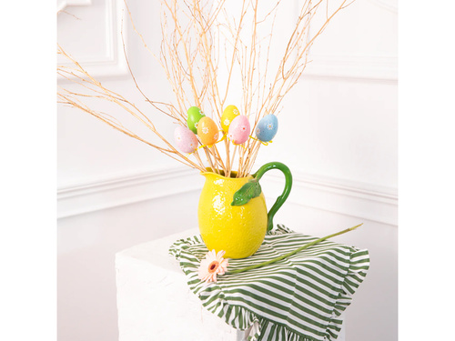 Dekoracja Wielkanocna Pisanki na Patyku - 6 szt.