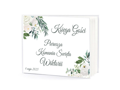 Księga gości na I Komunię Świętą - 50 kartek