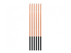 Świeczki urodzinowe Magiczny Płomień różowe złoto - 15 cm - 6 szt.