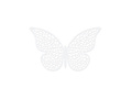 Dekoracja papierowa Motylki małe - 6,5 x 4 cm - 10 szt.