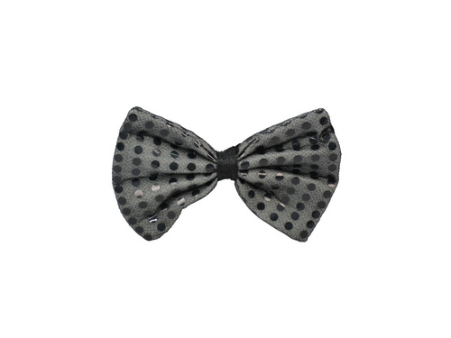 Mucha z cekinami czarna- 1 szt.