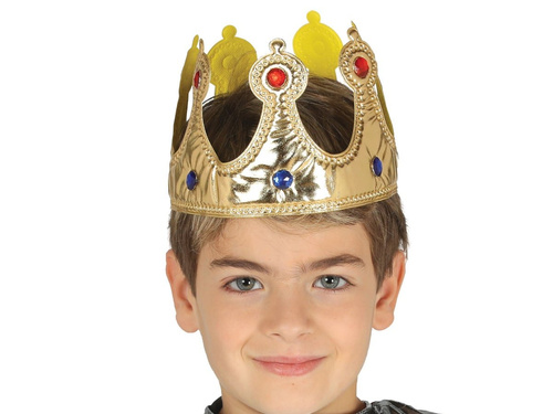 Korona króla materiałowa - 1 szt.