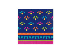 Serwetki Boho Fiesta - 33 cm - 20 szt.