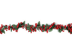 Girlanda bożonarodzeniowa z jarzębiną - 120 cm - 1 szt.