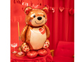Balon foliowy stojący Miś z sercem - 91 cm x 65 cm - 1 szt.