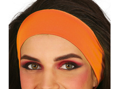 Opaska na głowę neonowa pomarańczowa - 1 szt.