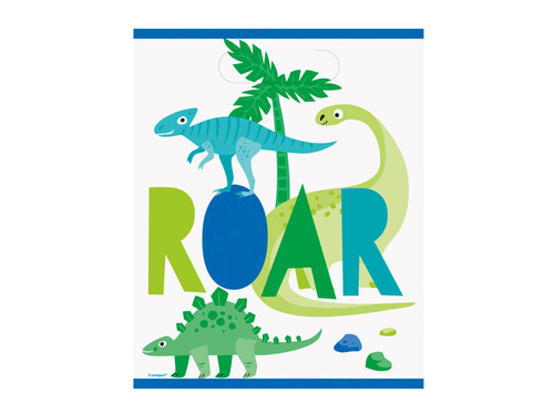 Torebki prezentowe Dinozaury - 8 szt.