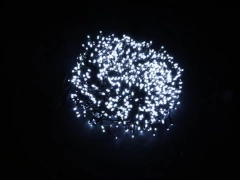 Lampki LED - zimny biały - 144 lampek