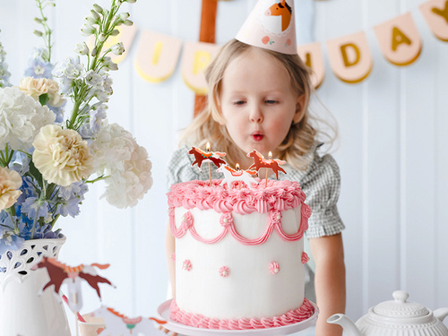 Świeczki pikery Koniki - 3 szt.