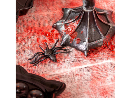 Dekoracja Pająki na Halloween - 4x5 cm - 12 szt.