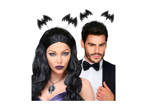 Opaska na głowę z nietoperzem