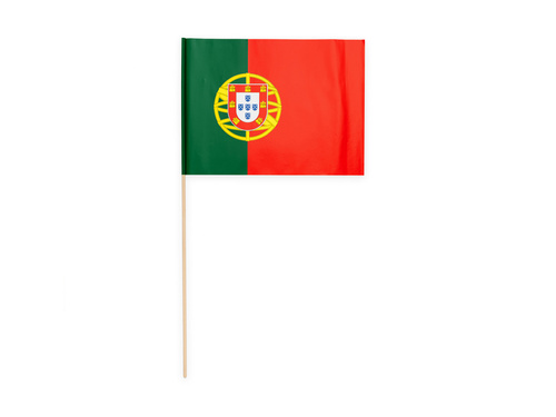 Flaga narodowa Portugalia na patyku - 30 x 20 cm - 10 szt.