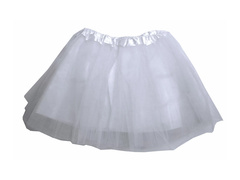 Spódniczka Tutu z podszewką - biała - 30 cm - 1 szt.