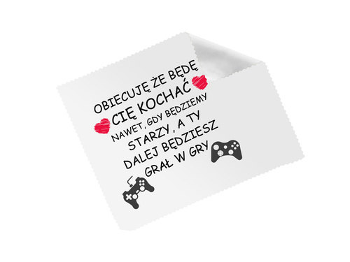 Ściereczka do okularów Obiecuję - 1 szt.