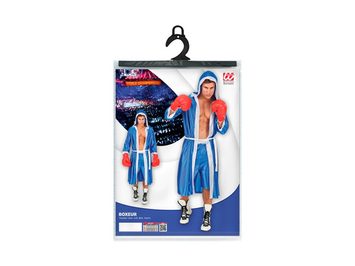 Strój boksera niebieskiego