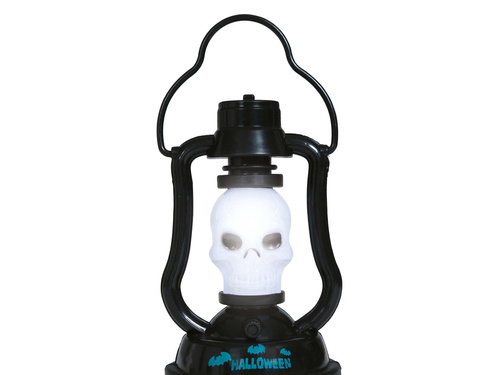 Lampion Czaszka na Halloween - 15 cm - 1 szt.