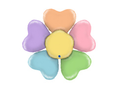 Balon foliowy Kolorowa Stokrotka - 75 x 71 cm - 1 szt.