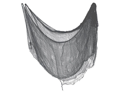 Czarna siatka na Halloween - 76 x 228 cm - 1 szt.