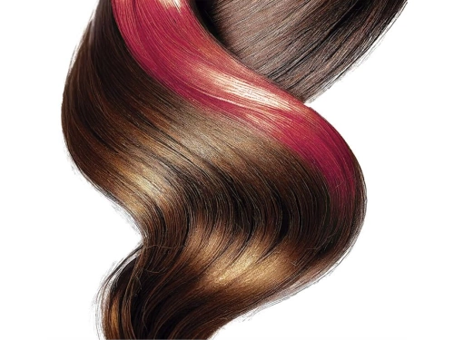 Zmywalny pastelowy spray do włosów 125 ml - czerwony