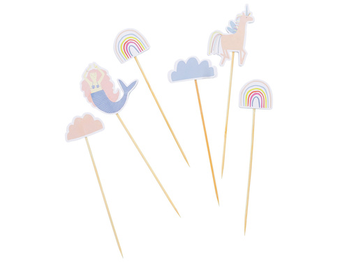 Toppery na tort - 6 szt.