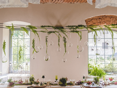 Kule szklane - świeczniki - 10 cm - 4 szt.