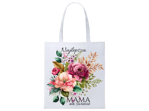 Torba na zakupy na dzień matki Bukiet kwiatów - 1 szt.