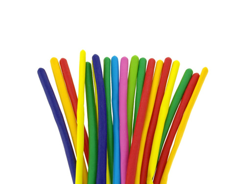 Modeliny, rurki Animator - mix kolorów - pastelowe - 100 szt. Wysoka jakość.