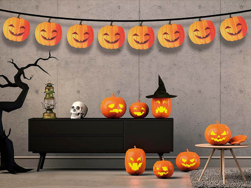 Girlanda Dynia na Halloween - 300 cm - 1 szt.