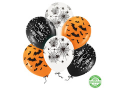 Balony lateksowe na Halloween - 30 cm - 6 szt.