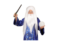 Peruka Czarodzieja z brodą