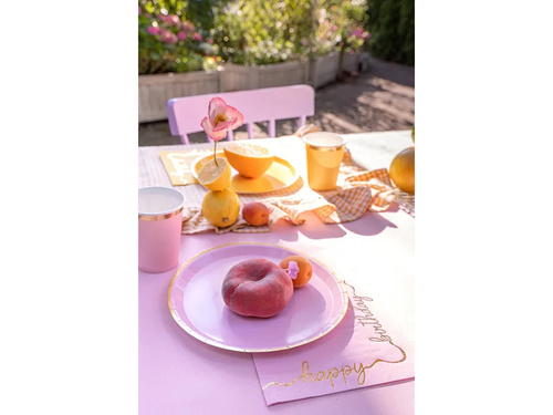 Serwetki urodzinowe Happy Birthday Pastelowe - 33 cm - 12 szt.