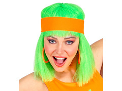 Opaska na głowę neonowa pomarańczowa - 1 szt.