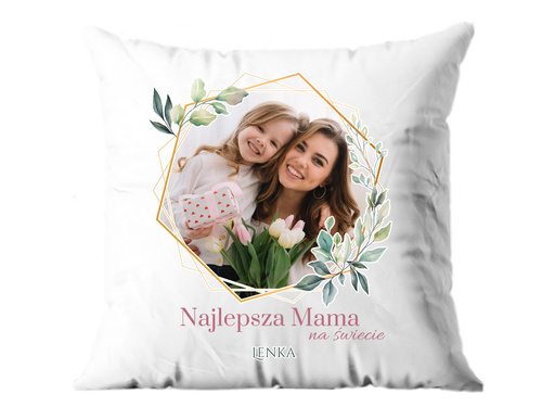 Poszewka ze zdjęciem na dzień matki - 1 szt.
