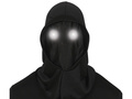 Czarny kaptur ze świecącymi oczami - 1 szt.