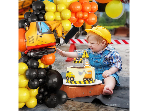 Zestaw balonów do girlandy balonowej Budowa - 104 szt.