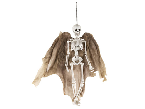 Dekoracja wisząca Skrzydlaty szkielet - 40 cm - 1 szt.
