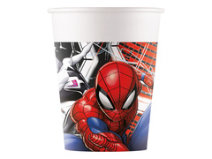 Kubeczki urodzinowe Spiderman - 200 ml - 8 szt.