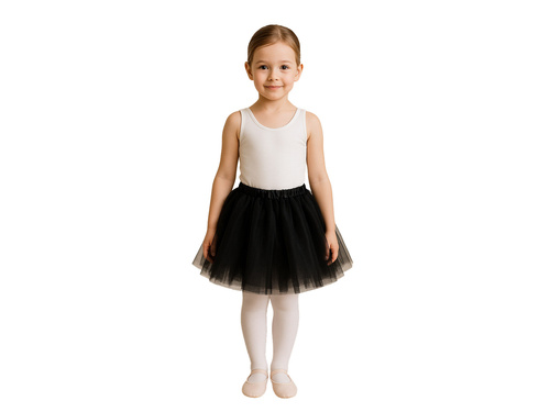 Spódniczka Tutu - czarna - 30 cm - 1 szt
