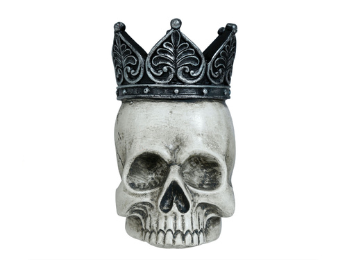 Czaszka z koroną na Halloween - 1 szt.