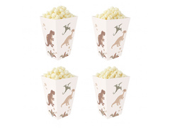 Pudełka na popcorn Dinozaury - 6 szt.