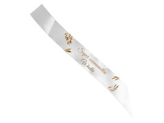 Szarfa personalizowana z imieniem na 18 urodziny - 140 cm - 1 szt.