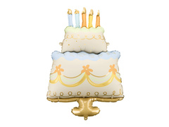 Balon foliowy Tort - 62x104 cm - 1 szt.