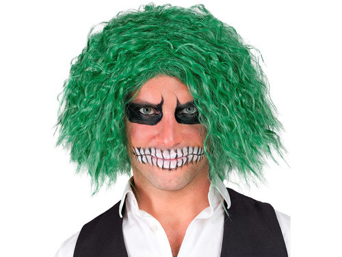 Peruka Klauna Zielona - 1 szt.