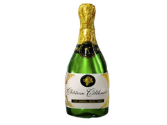 Balon foliowy butla szampana -  49x104 cm - 1 szt.