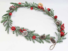 Girlanda bożonarodzeniowa z szyszkami - 200 cm