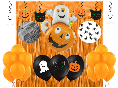 Zestaw Duszek, Kot i Dynia - 75 elementów