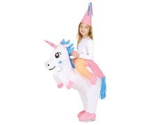 Kostium dmuchany Jednorożec dla dziewczynki