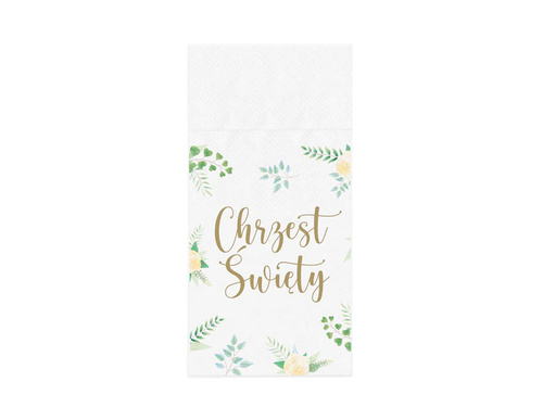 Kieszonki na sztućce Chrzest Święty - 16 szt.