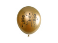 Balony lateksowe Szkielety na Halloween - 30 cm - 6 szt.