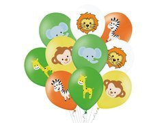 Balony lateksowe Safari - 30 cm - 10 szt.
